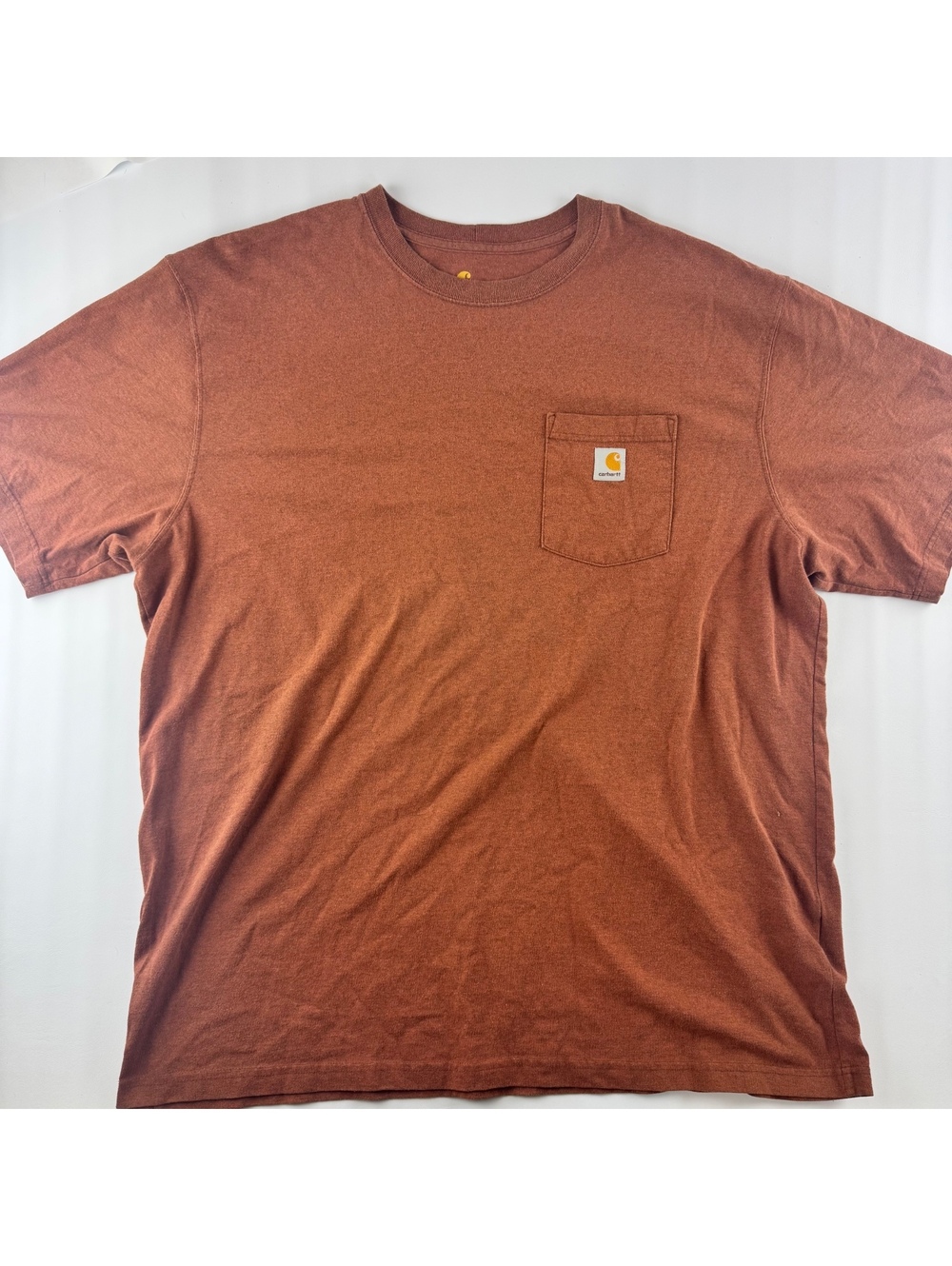 Carhartt Rust T-Shirt Mens 2XL